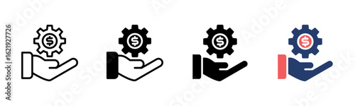 Asset Management icon sheet multiple style collection