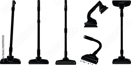 Vacuum cleaner attachments illustrations