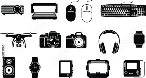 household appliances icons