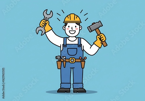 man with a hammer