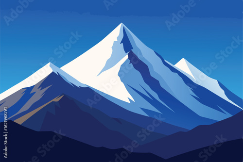 mountain landscape in the himalayas