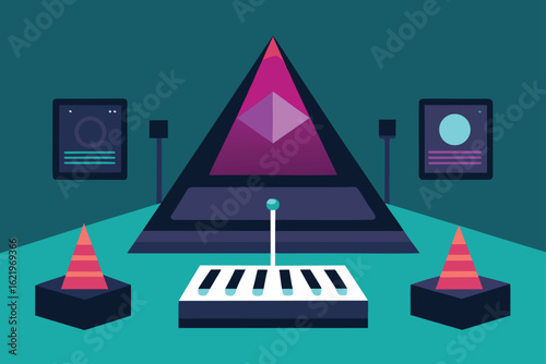 Synthwave Music Synth Scene