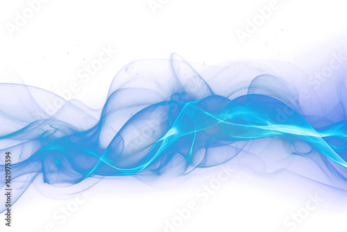 PNG vibrant blue smoke effect design.