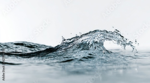 Wallpaper Mural A close-up of a small wave cresting, water droplets suspended in the air Torontodigital.ca