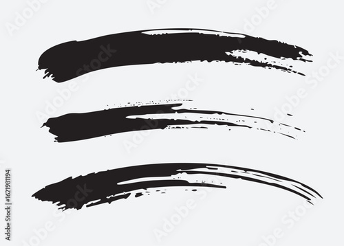Hand Drawn Paint Brushes Set – Artistic Ink and Brush Stroke Collection