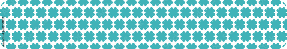 Obraz premium abstract seamless pattern with blue flower shape. Cute tape for journaling