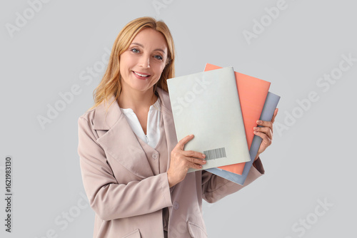 Beautiful mature happy woma...