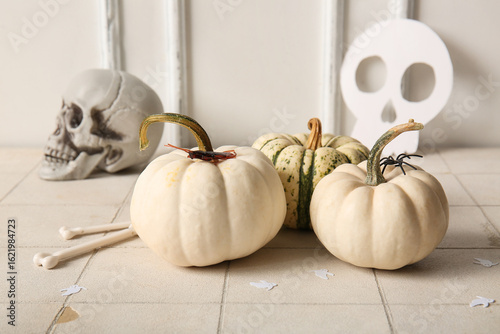 Composition with ripe pumpk...