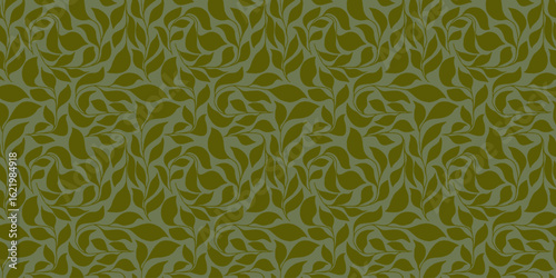 Organic motif, botanical motif background. Seamless pattern.Vector.スタイリッシュな有機的パターン