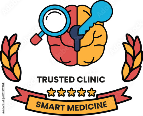 A logo for a trusted clinic that is smart medicine