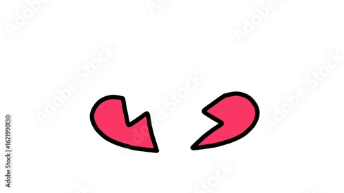 Heart breaking animation