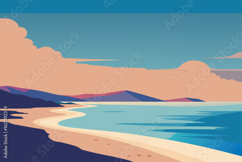 beach and sea