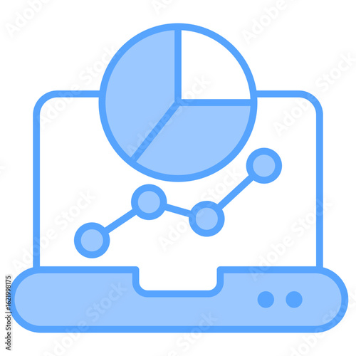  Keyword Blue Icon