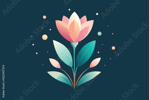 elegant floral arrangement with soft pastel petals (1).eps