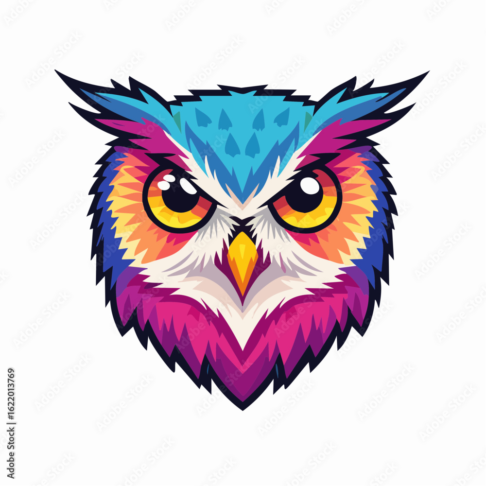 Fototapeta premium owl face
