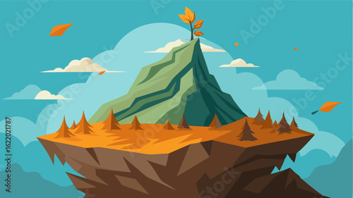 This mountain plateau is a remote retreat where the only sounds are the whisper of the wind and the rustling of leaves.