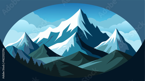 Snowcapped mountains frame a sweeping alpine ridge inviting adventurers to explore its challenging terrain.