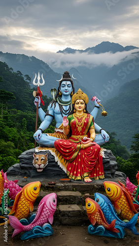Lord Shiv | Goddess  Parwati | Hindu God