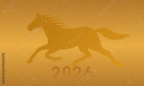 Golden cover for China's Year of the Horse 2026