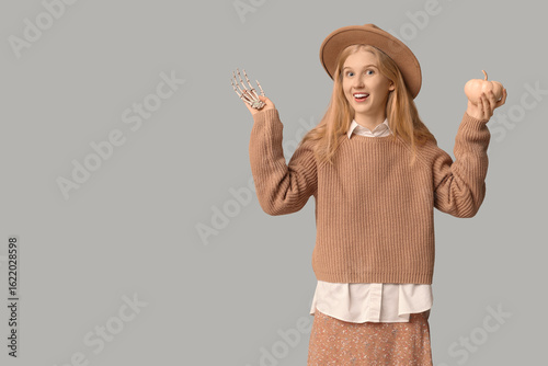 Beautiful young happy woman...