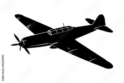 vector illustration of airplane