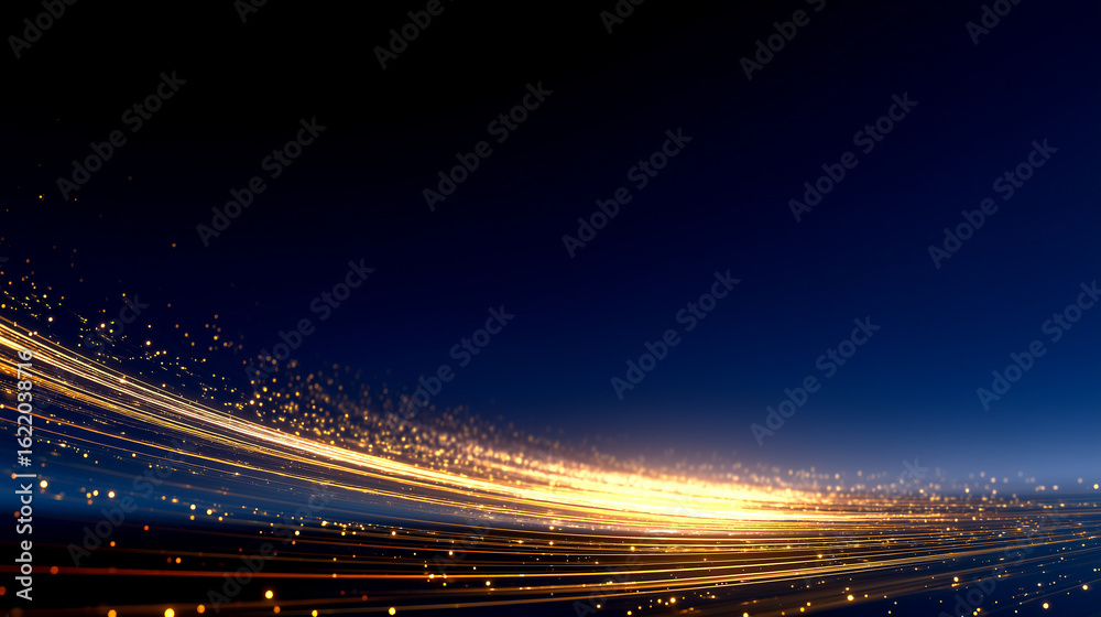 Fototapeta premium light trails on the bridge