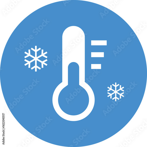 Frozen food label with bold snowflake icon. Perfect for packaging, delivery, and temperature-sensitive transport instructions.

