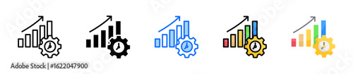 Productivity Icon Set Multiple Style Collection