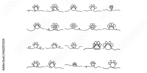 Monoline Cat Paw