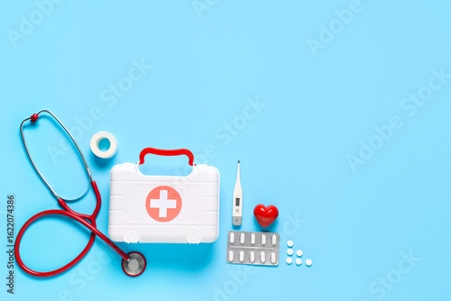 Composition with first aid ...