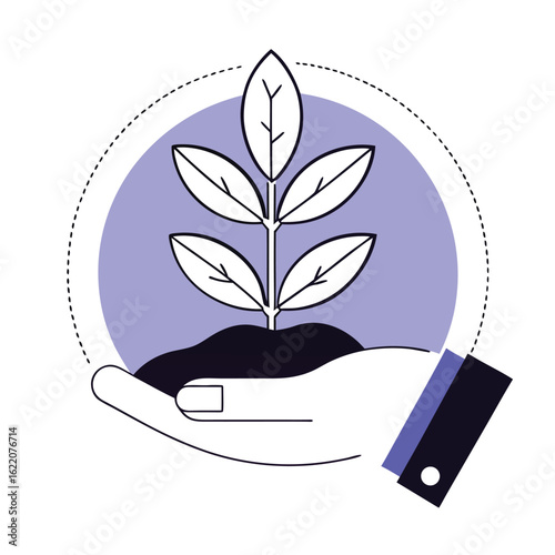 Minimal Flat Vector Illustrations of Recycling Bins, Eco Symbols, Electric Vehicles, Charging Stations, and Sustainable Energy for Green Living and Environmental Conservation