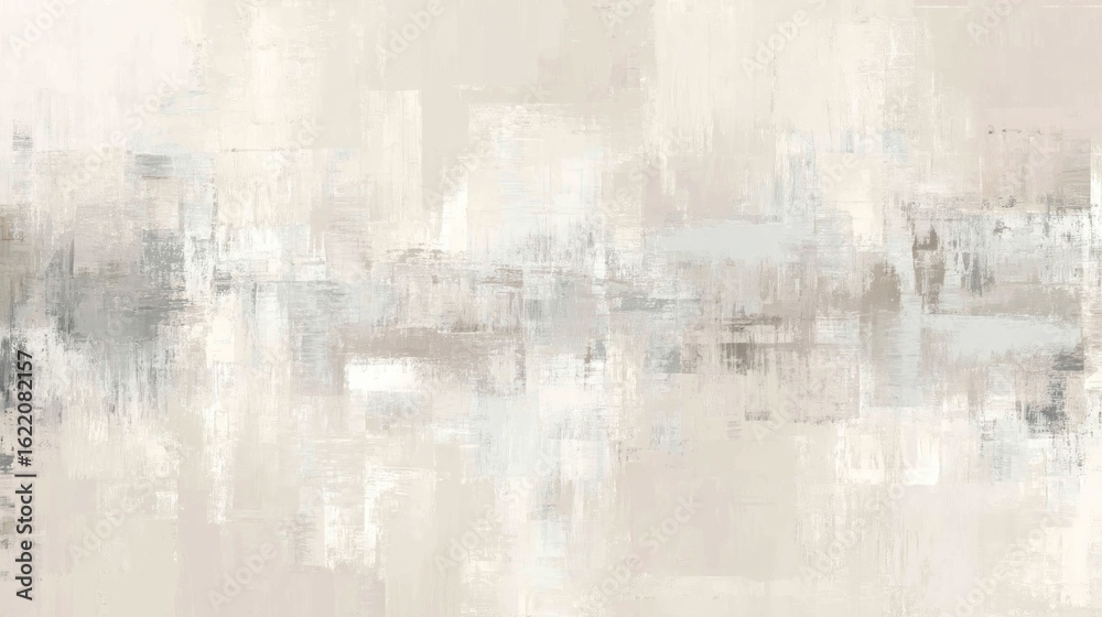Obraz premium Abstract art, neutral color palette, textured strokes