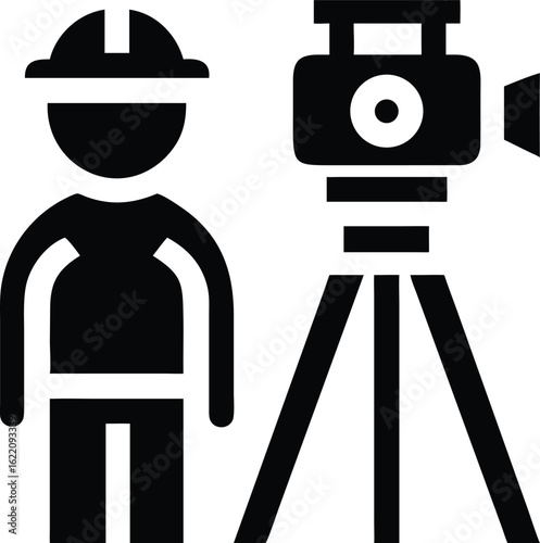 Filmmaker and videographer icon