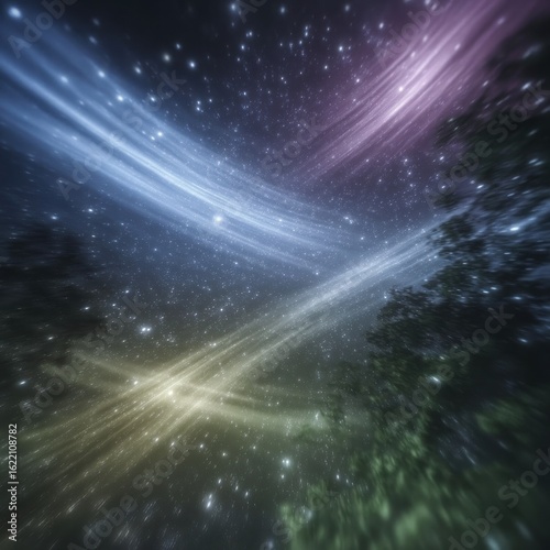 Cosmic nebulae swirls