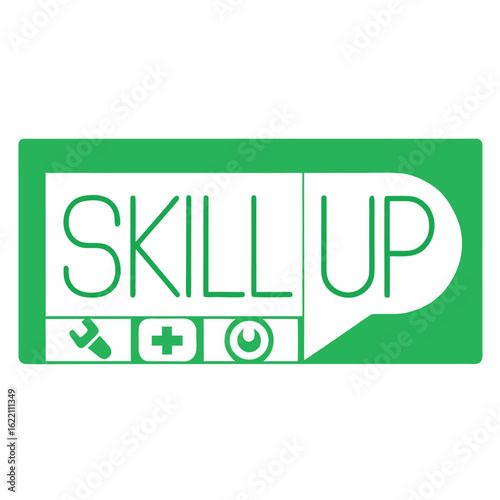 a vibrant vector illustration promoting skill enhancement and continuous professional development