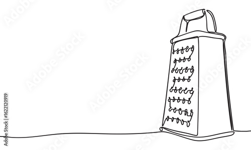 Single Line Art Grater