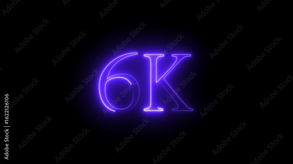 6k text font with neon effect, 6k followers, Thank You, social sites post. Thank you followers congratulation. 6K subscribers modern animation 4k 6k text font with neon effect, 6k followers, Thank You, social sites post. Thank you followers congratulation. 6K subscribers modern animation 4k