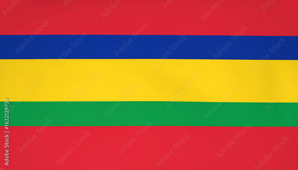 Fototapeta premium flag of Mauritius