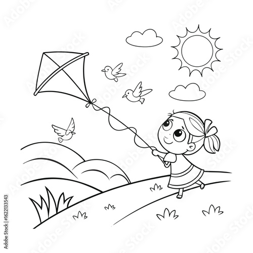 Sunny Summer Adventures: Kids' Coloring Fun