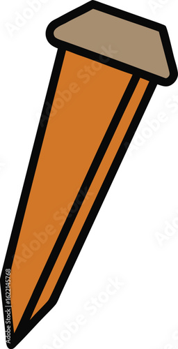 coffin nails icon on transparent background