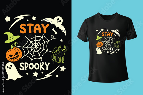 boo boo crew hello ween t-shirt design