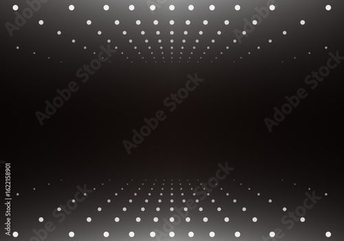 スタイリッシュな光の点のデジタル空間の背景素材