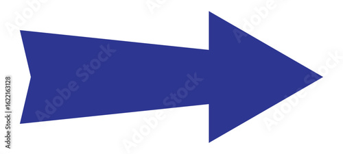 Free Download A large blue icon with a solid long arrow pointing to the right on a white background. Long arrow. arrow pointing right site. large arrow pointing right. eps 10 - GFXLoad