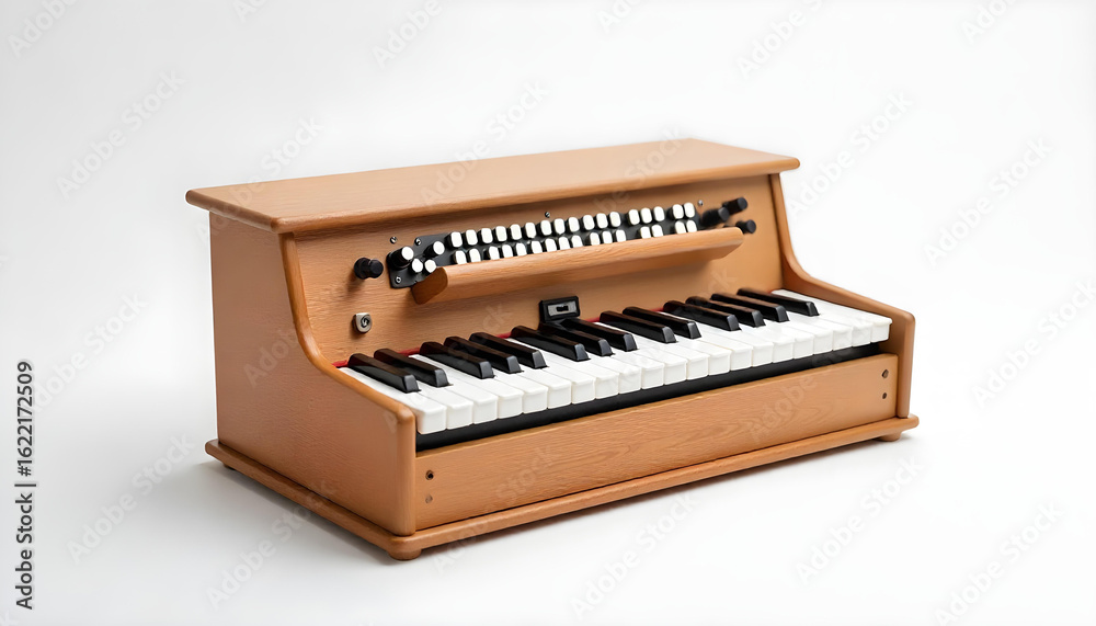 Fototapeta premium harmonium isolated on white background