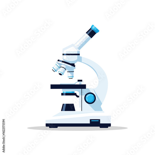Isolated microscope for scientific research and education in a biology laboratory