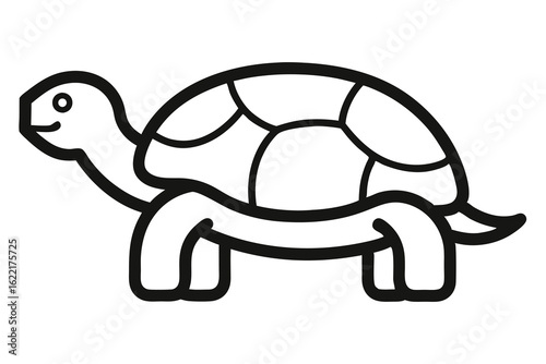 Solid color Tortoise animal vector design
