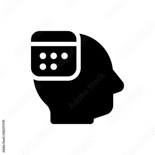 Black and white icon of a split screen with rounded edges and arrows indicating screen movement to resize it