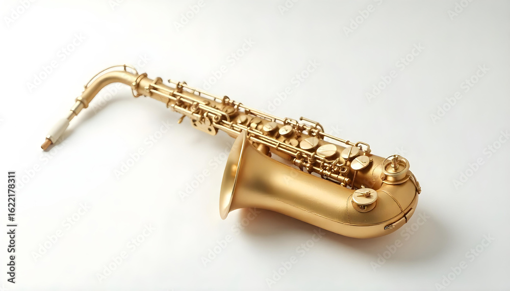 Fototapeta premium saxophone isolated on white background 