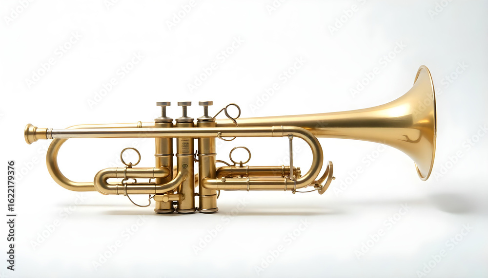 Fototapeta premium trumpet isolated on white background