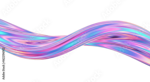 Holographic Liquid Swirl Background